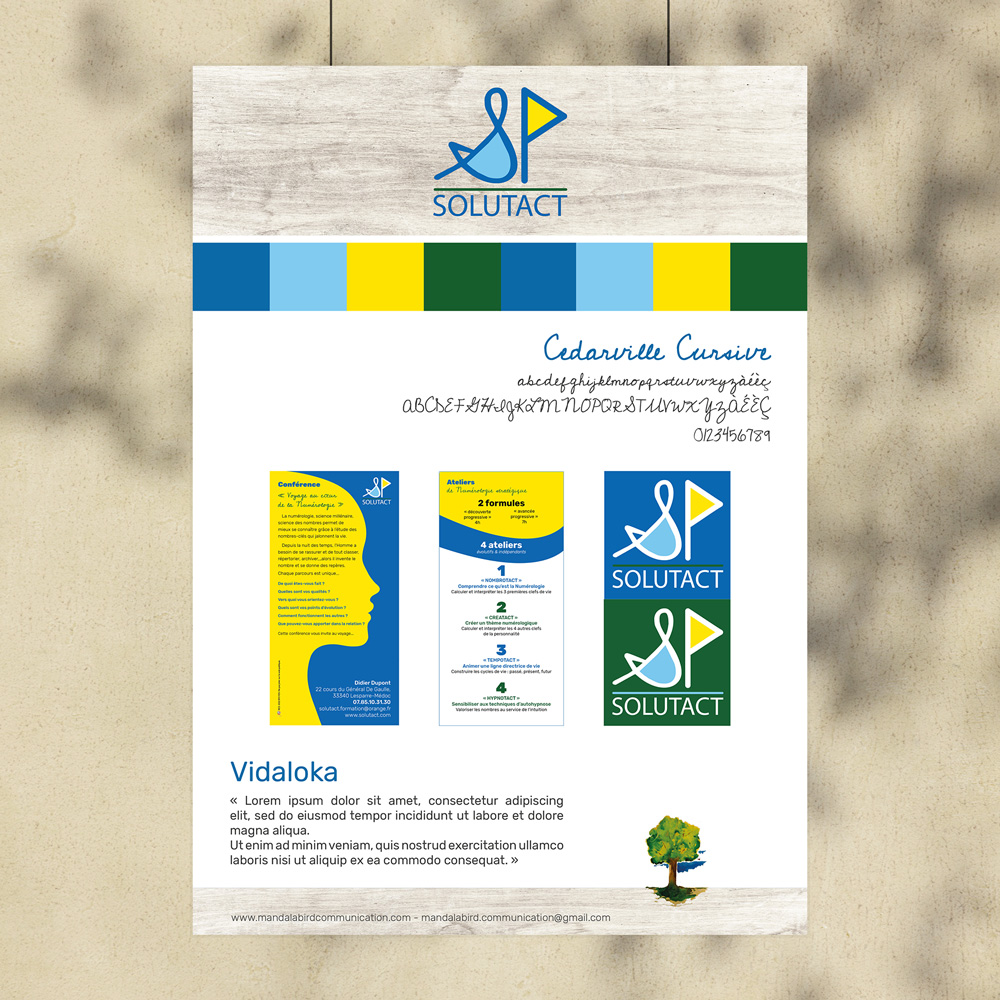 Mandala Bird Graphiste Marmande Solutact Identite Visuelle